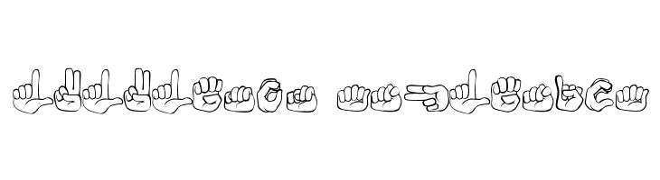 Fingerspelling  Descarca Fonturi Gratis