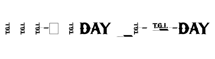 TGIFriday  Descarca Fonturi Gratis