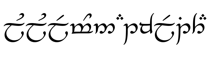 Tengwar_Eldanaro Medium  Descarca Fonturi Gratis
