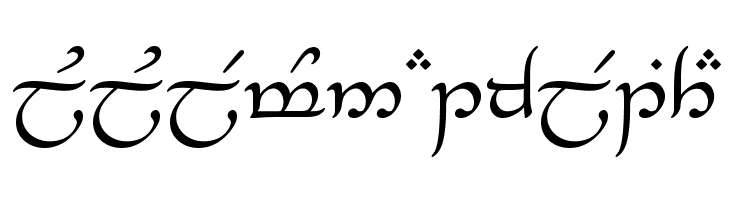 Tengwar_Eldanaro Normal  Descarca Fonturi Gratis