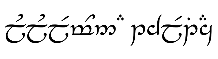 Tengwar-Elesil  Descarca Fonturi Gratis