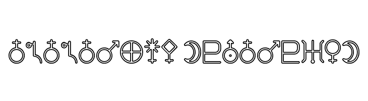 Astronomic Signs St  Descarca Fonturi Gratis