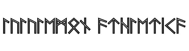 Futhark AOE Inline  Descarca Fonturi Gratis