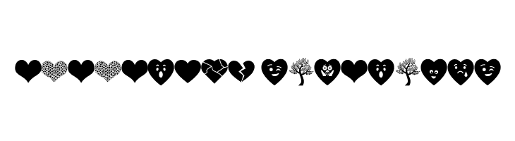 Font Hearts Love el harrak © el-harrak.blogspot.com  Descarca Fonturi Gratis