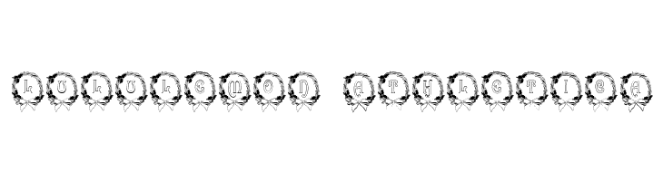 BJF Christmas Wreath  Descarca Fonturi Gratis