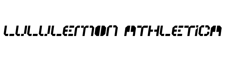ATRON*STENCIL*SLANTED  Descarca Fonturi Gratis