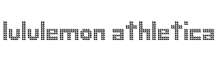 Triletter Regular  Descarca Fonturi Gratis